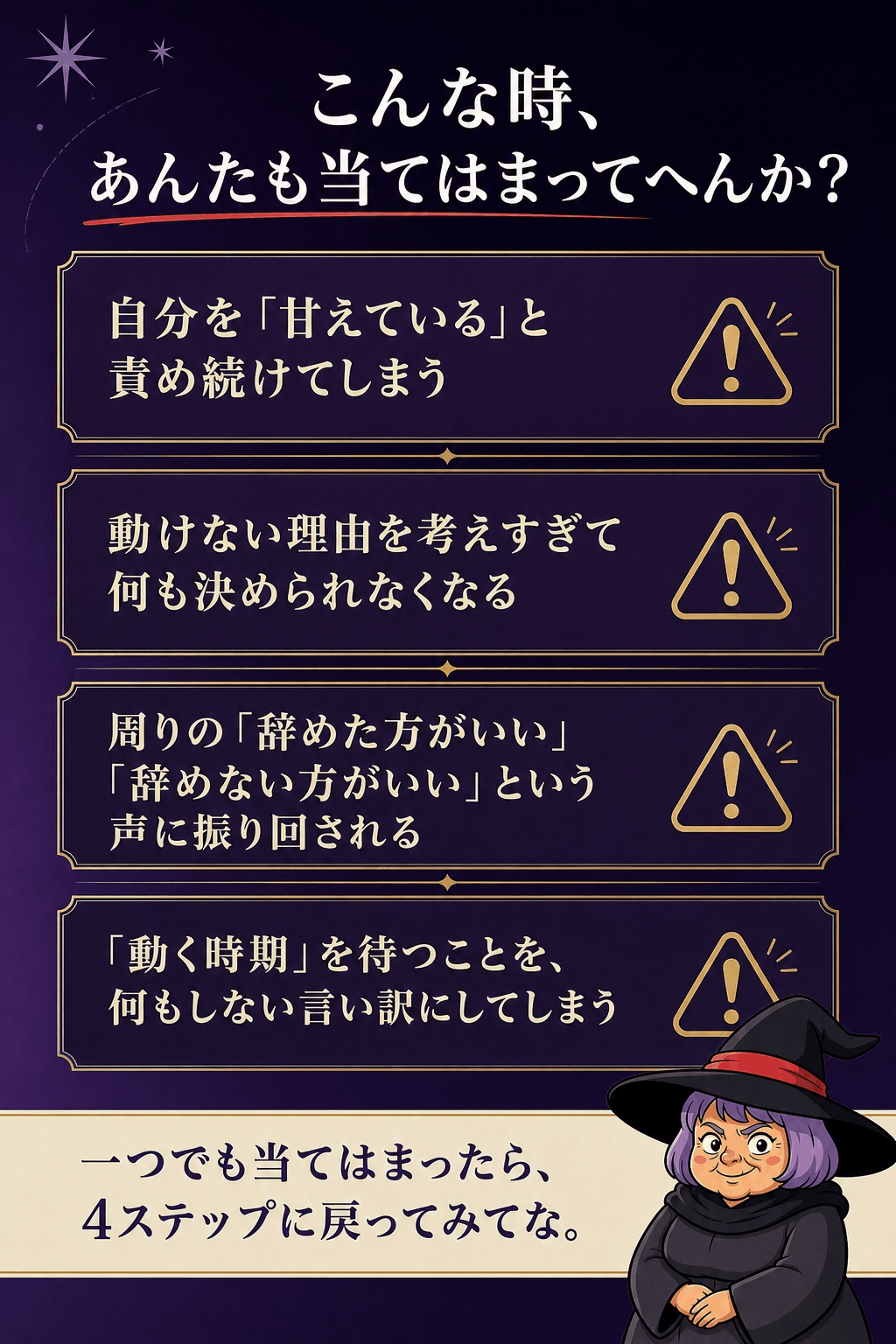 よくあるつまずき3点をまとめた図解