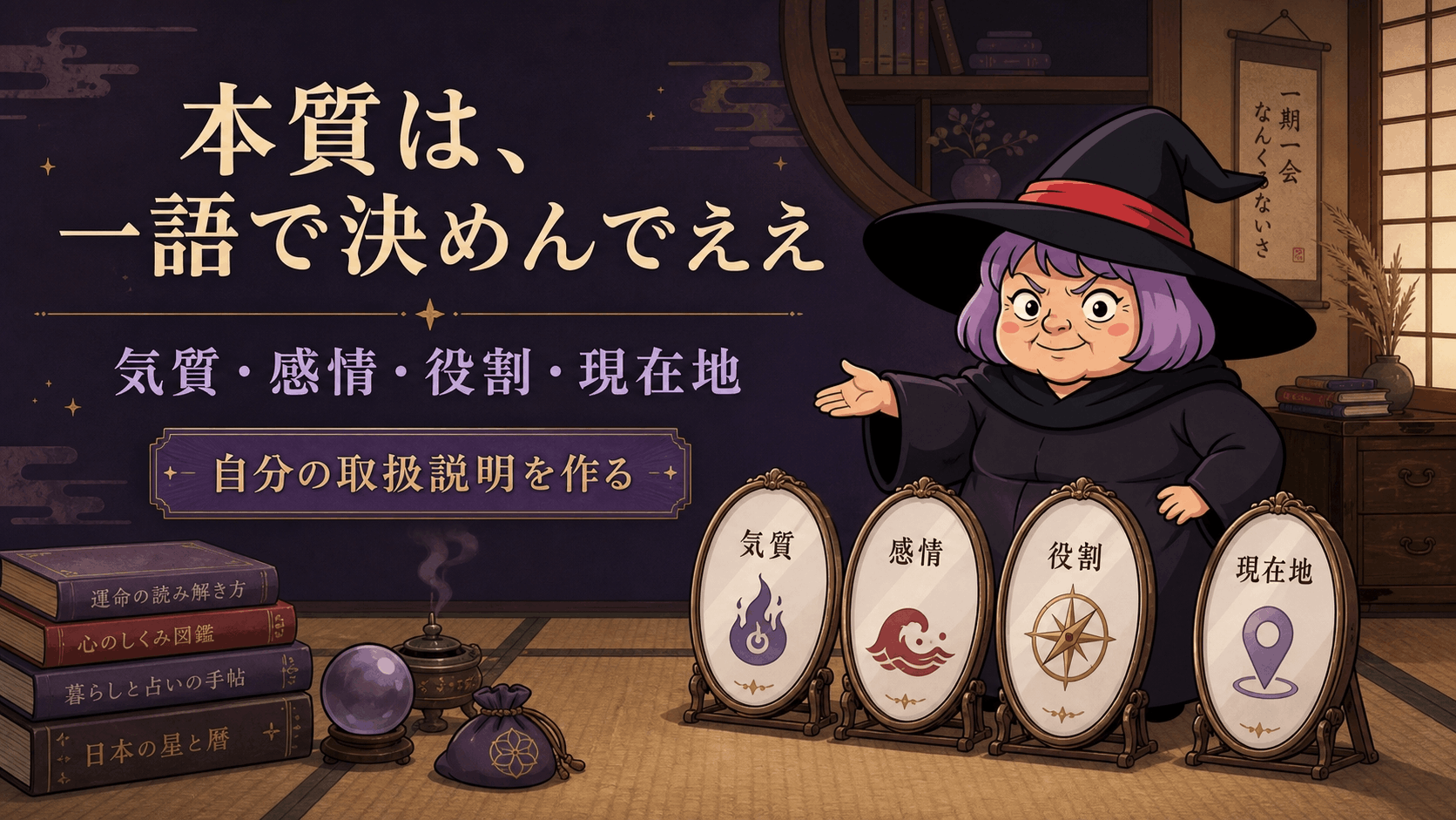 自分の性格を知る五つの占術と読み方を案内する占いババ